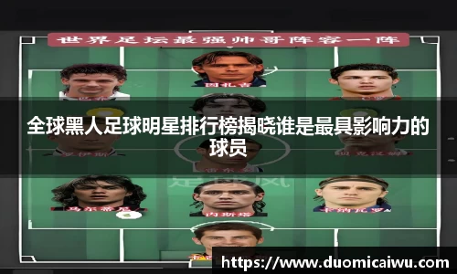 全球黑人足球明星排行榜揭晓谁是最具影响力的球员